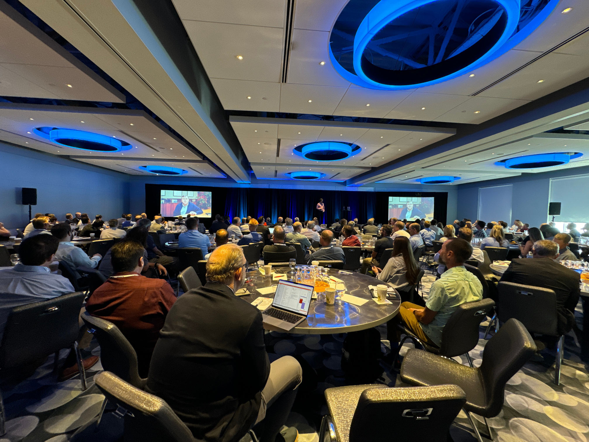 Conference audience at one of Dr. Mehdi's keynotes