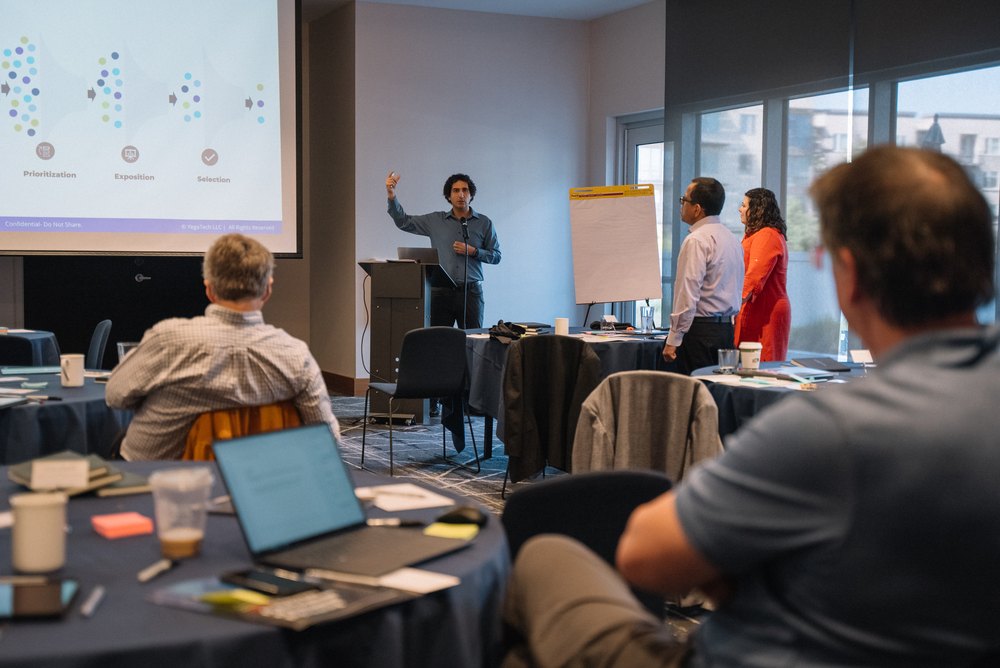 Dr. Mehdi leading an executive workshop